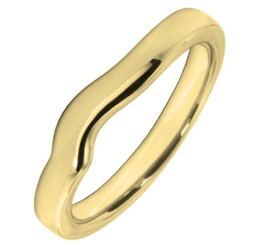 2.5mm Shaped Wedding Ring | W297